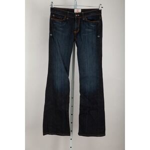 People's Liberation Bella 19 Jeans Women 28 Blue Dark Wash Star Pocket Bootcut